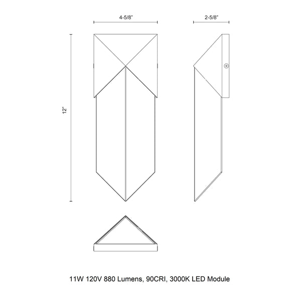 Caesar LED Wall Sconce