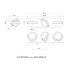 Blanco LED Bathroom Vanity Light