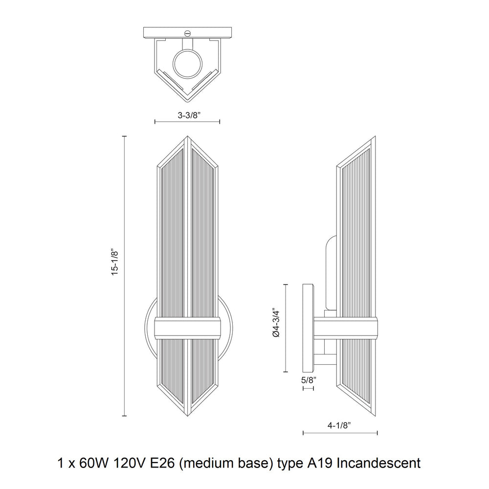 Cairo Bathroom Vanity Light