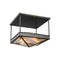 Cairo Semi Flush Mount  option Urban Bronze
