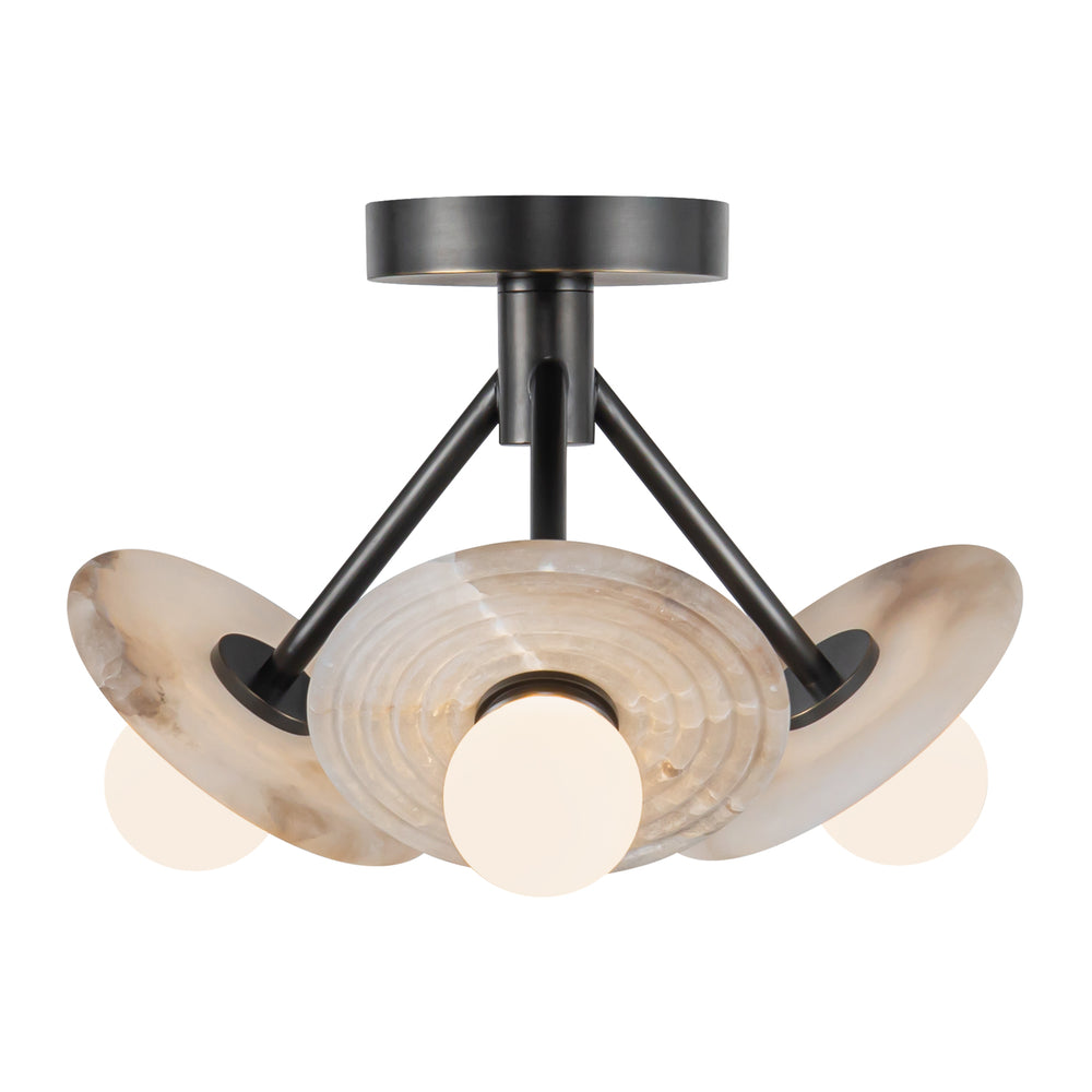 Dahlia LED Semi Flush Mount