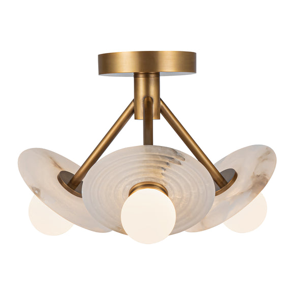 Dahlia LED Semi Flush Mount
