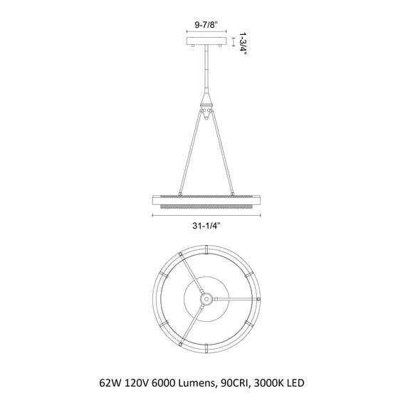 Duo LED Pendant Light