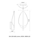 Flora LED Bathroom Vanity Light