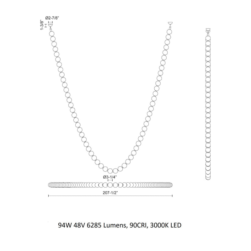 Alora Led Bar Module Alora Lighting Akoya LED Pendant Light - 2Modern