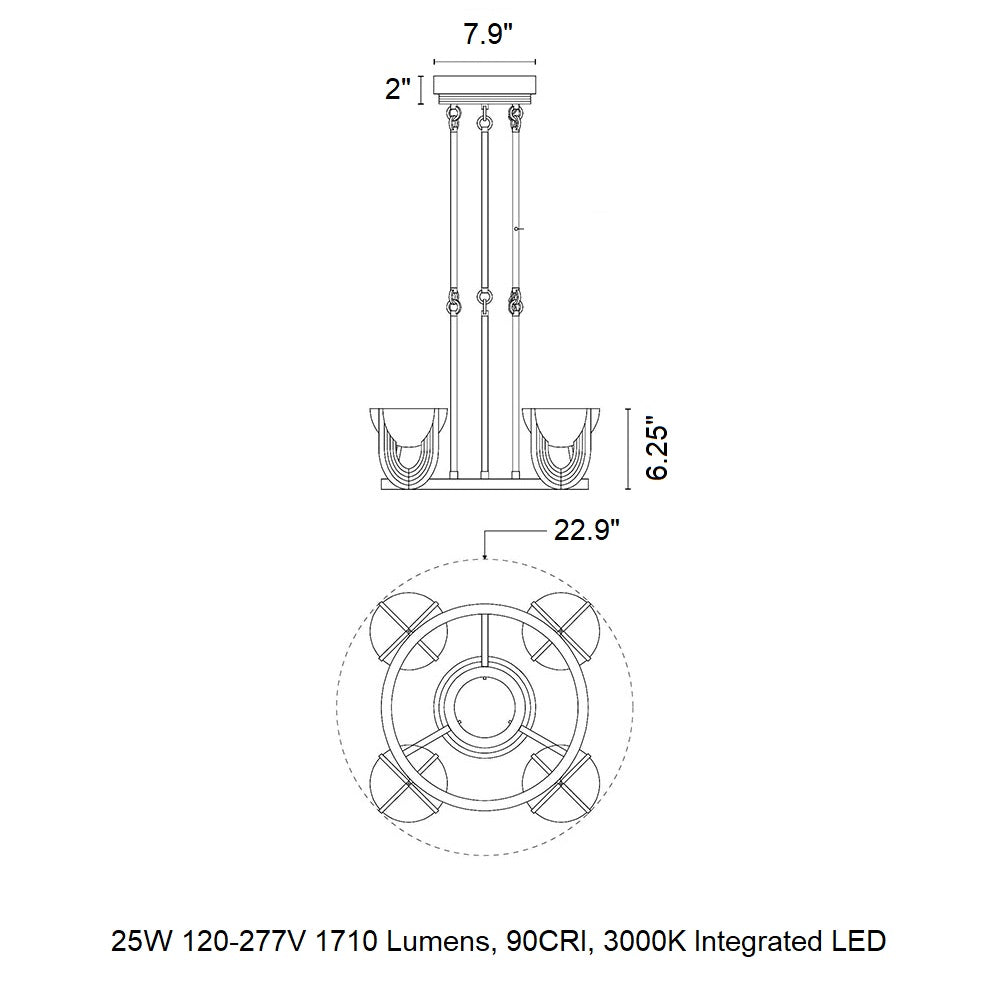 Colette LED Chandelier