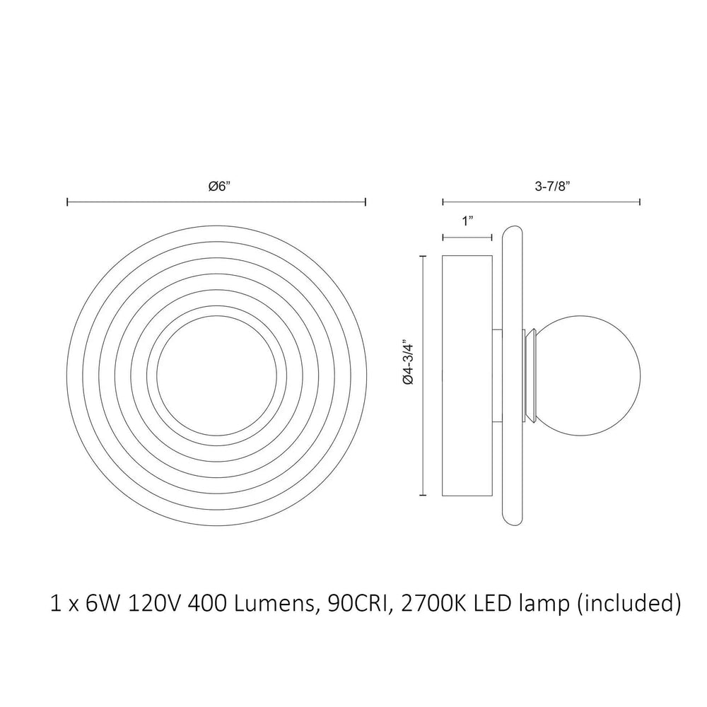 Dahlia LED Bathroom Vanity Light