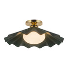 Furrow Semi-Flush Mount