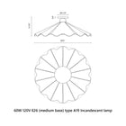 Furrow Semi-Flush Mount