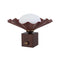 Furrow Table Lamp  option Burgundy