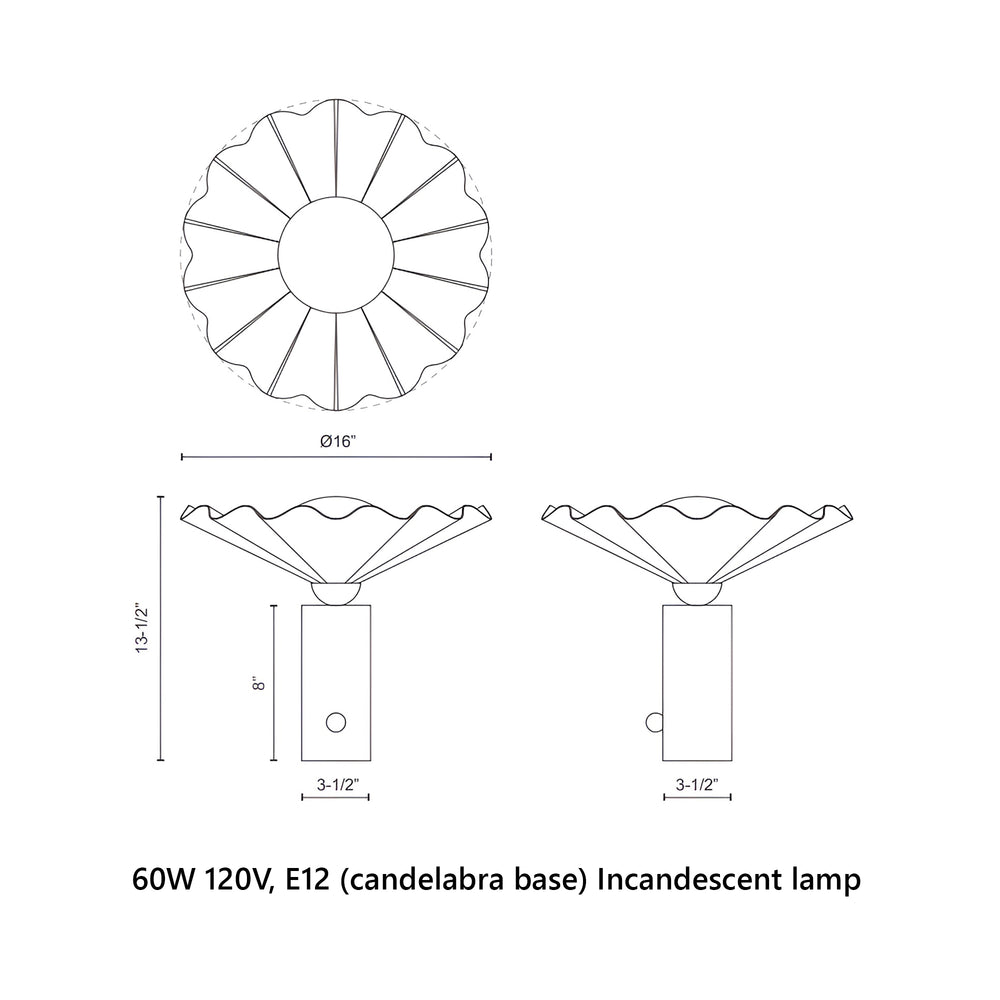 Furrow Table Lamp