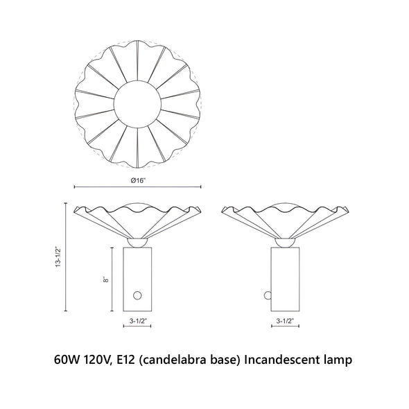 Furrow Table Lamp