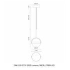 Globo LED Pendant Light