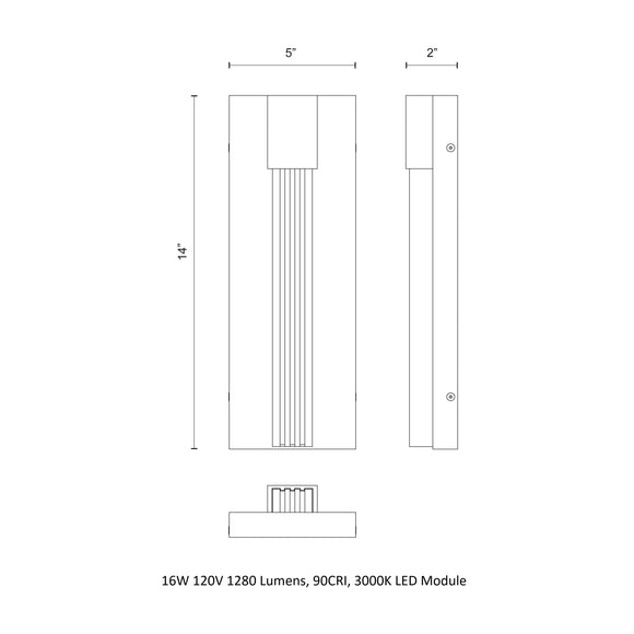 Kismet LED Bathroom Vanity Light