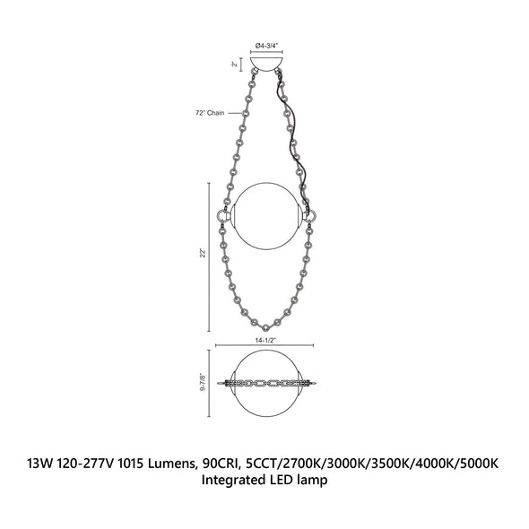 Petra Pendant Light