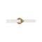 Cole Picture Light  option Brushed Gold / White