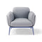 Brooklyn Lounge Chair  option St.Moritz 134 / St.Moritz 134 / Blu Colomba