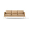 Segno Sofa  option Legacy 8003 Leather / Fondotinta / Small: 88.6 in width
