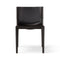 Stilt Dining Chair  option Cuoio 02 Leather / Matte Ebony Stained Ash