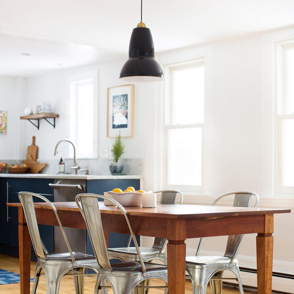 Original 1227 Giant Brass Pendant Light