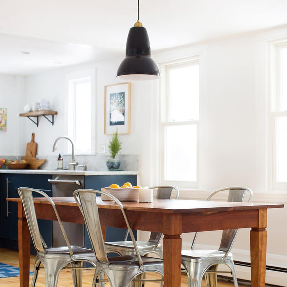 Original 1227 Giant Brass Pendant Light