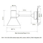 Type 80 W2 LED Wall Light