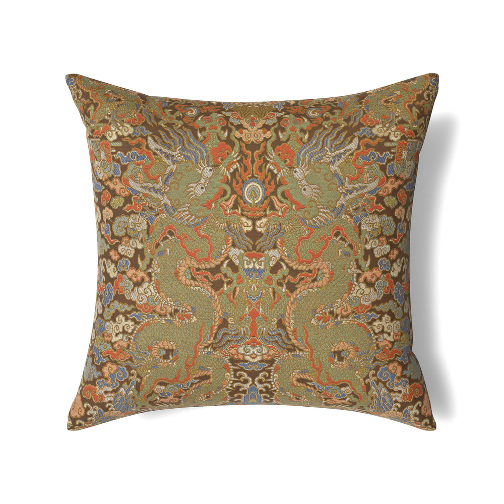 Ann Gish x The Met Dragon Throw Pillow