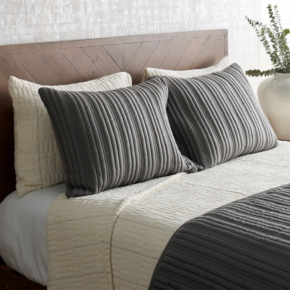 Pickstitch Coverlet Set