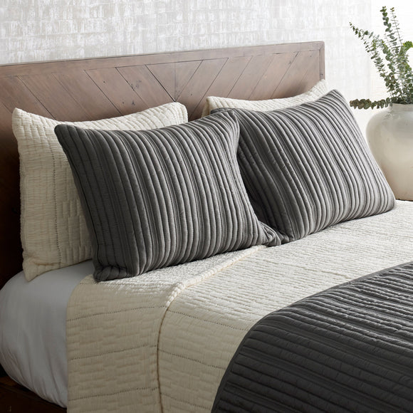 Pickstitch Coverlet Set
