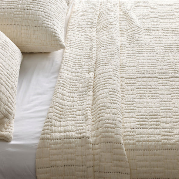Pickstitch Coverlet Set