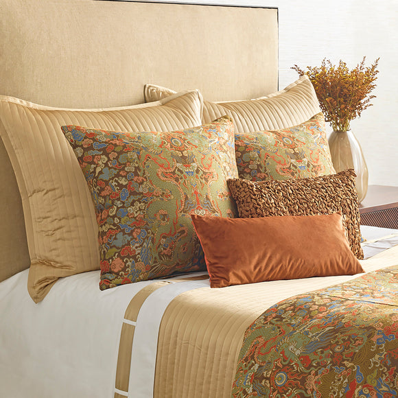 Ann Gish x The Met Dragon Throw Pillow