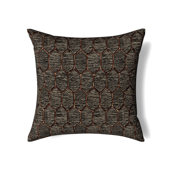 Ann Gish x The Met Inro Throw Pillow