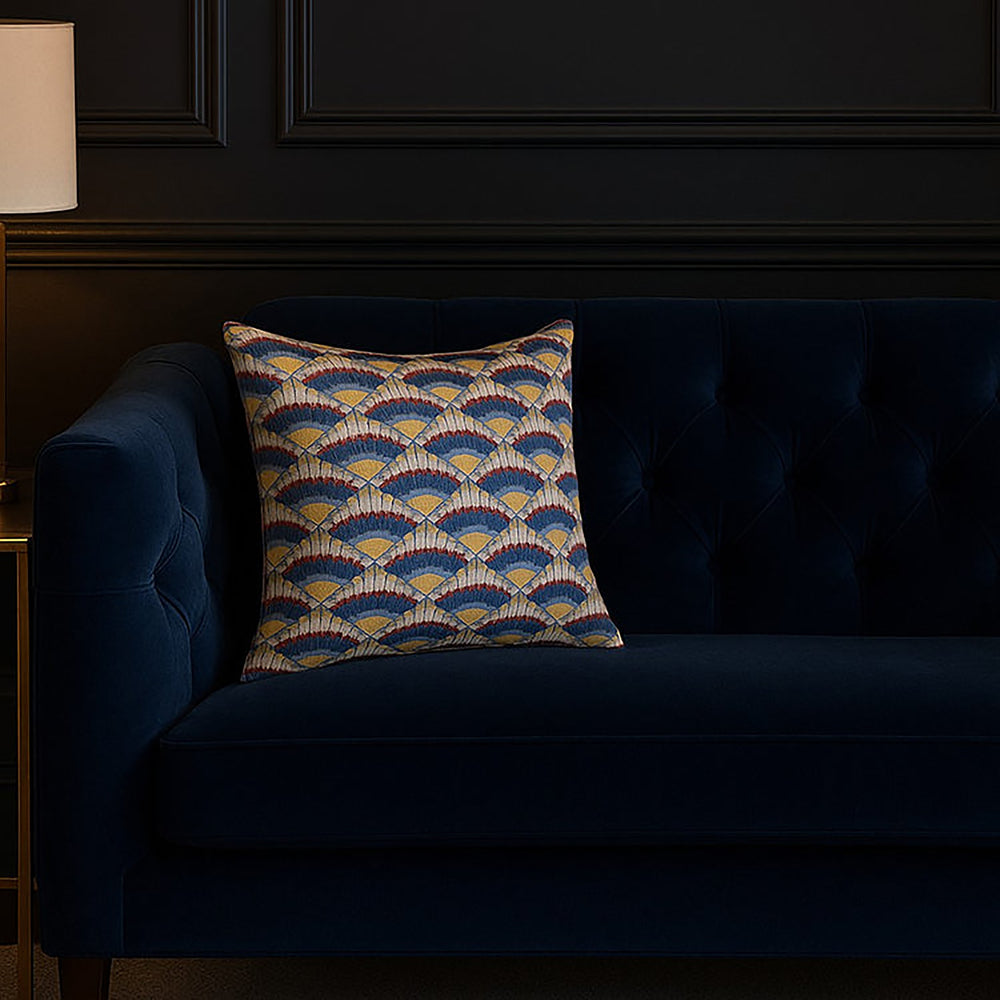Ann Gish x The Met Maiolica Throw Pillow