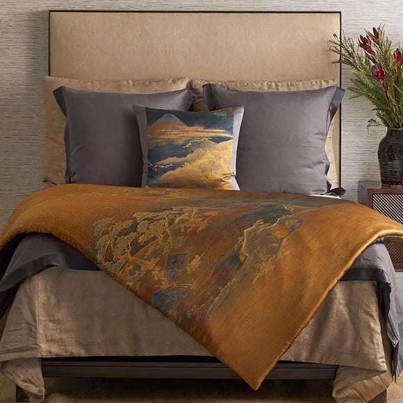 Ann Gish x The Met Mt. Fuji Throw Blanket