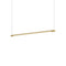 Form Linear LED Pendant Light  option Brushed Brass