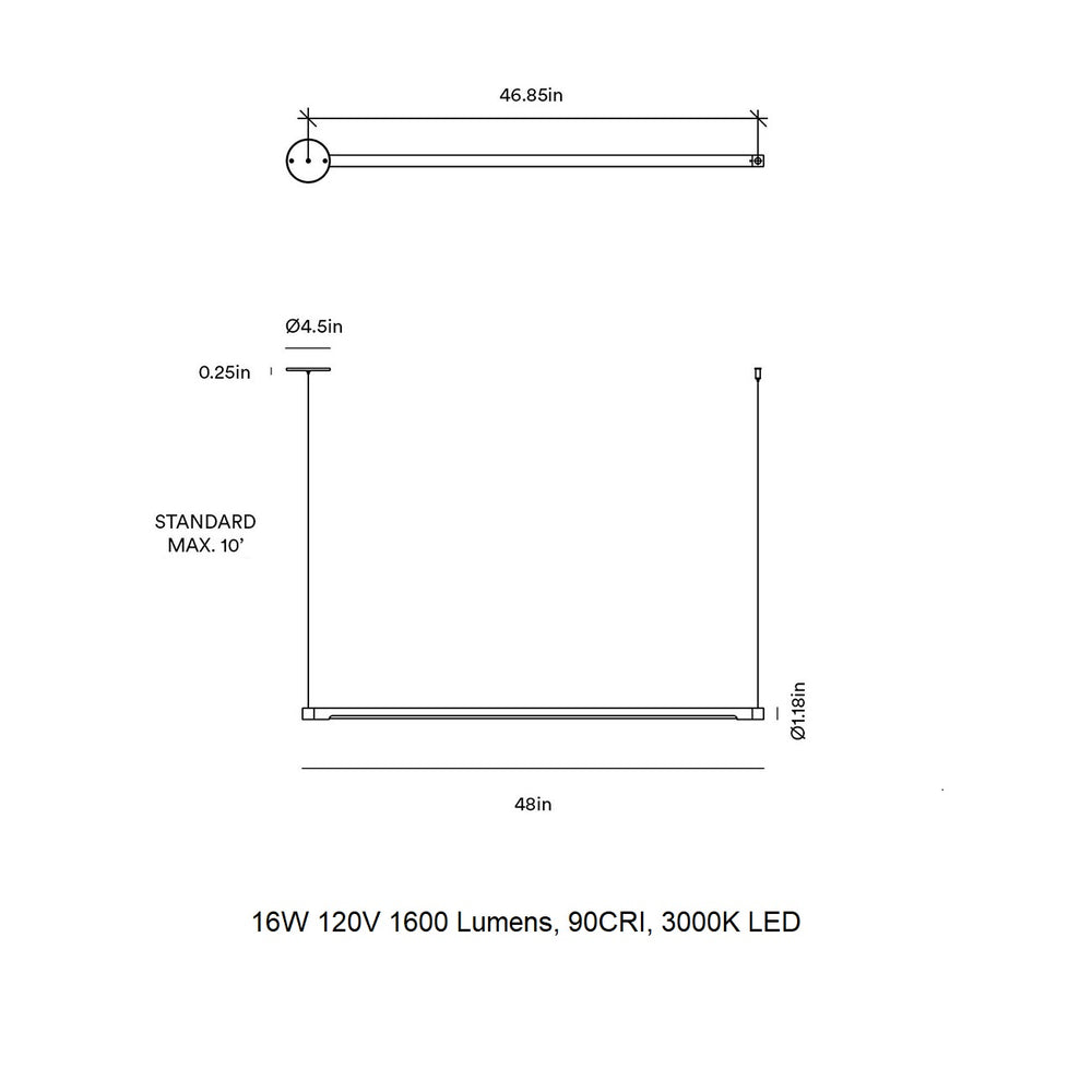 Form Linear LED Pendant Light