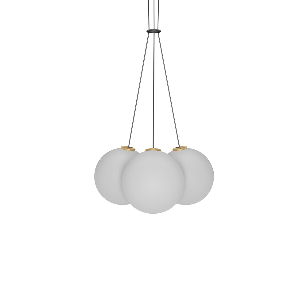 Glass 120 Cluster LED Chandelier