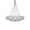 Glass 120 Cluster LED Chandelier  option 19 Lights