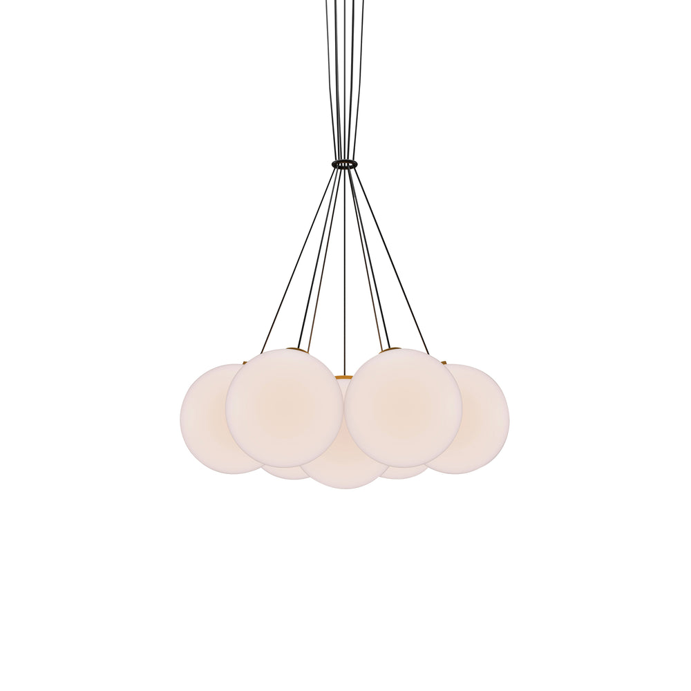 Glass 120 Cluster LED Chandelier