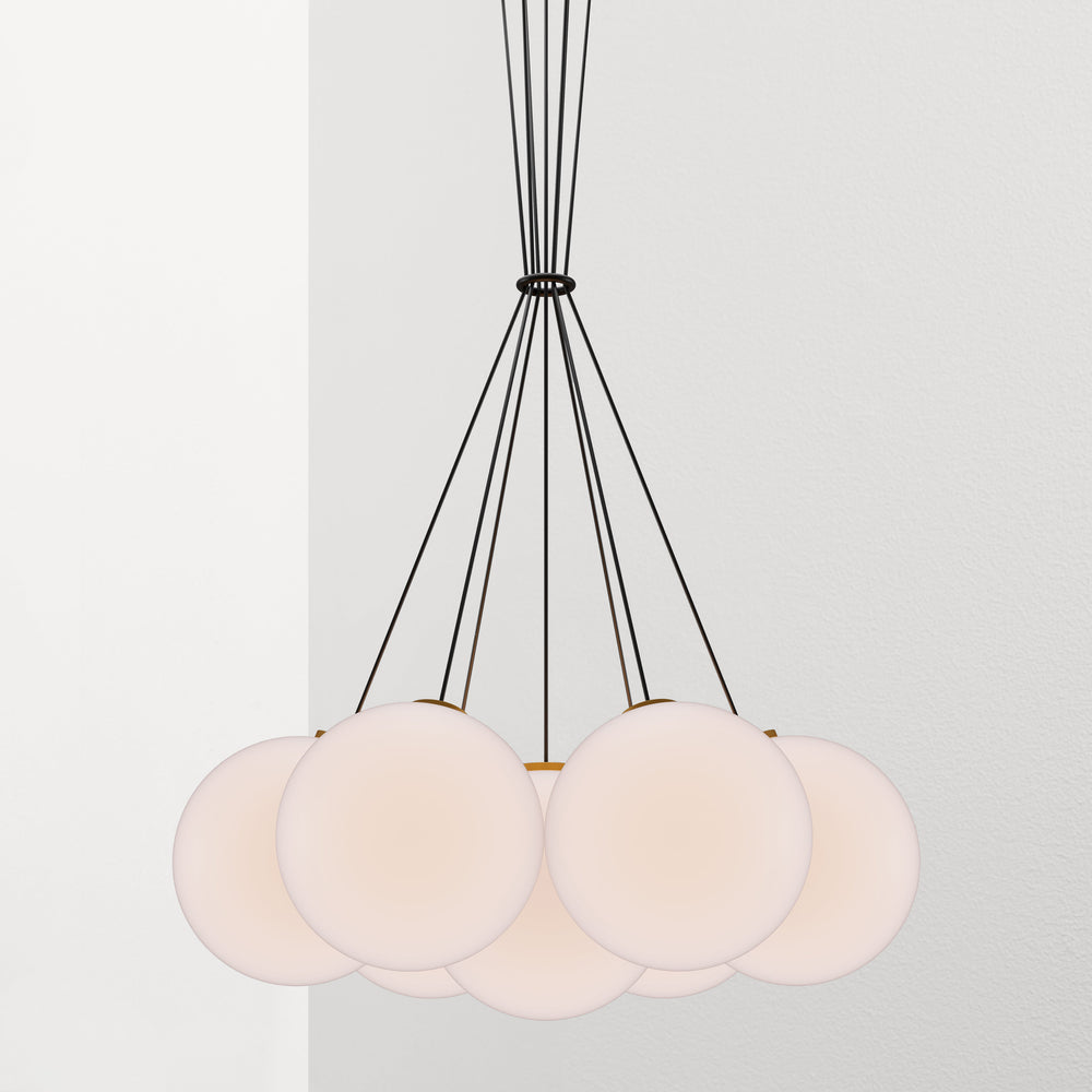 Glass 120 Cluster LED Chandelier