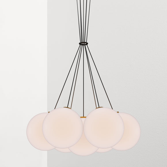Glass 120 Cluster LED Chandelier
