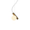 Node LED Pendant Light  option Brushed Antique Brass