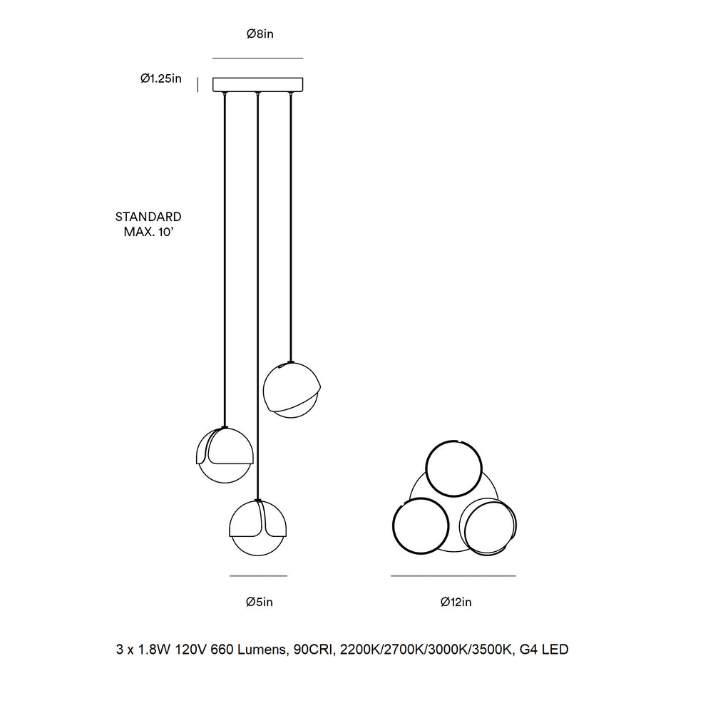 Ohm Cluster LED Pendant Light