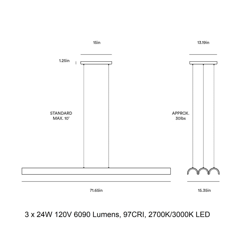 Pola LED Chandelier