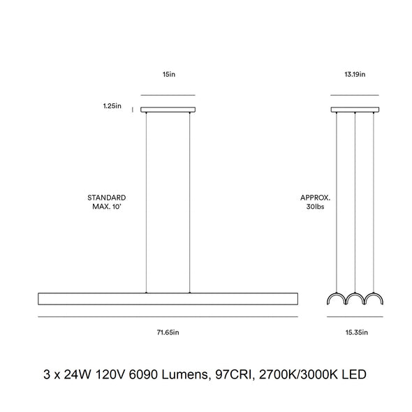 Pola LED Chandelier