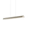 Pola Linear LED Pendant Light  option Brushed Aluminum
