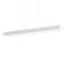 Pola Linear LED Pendant Light  option Matte White
