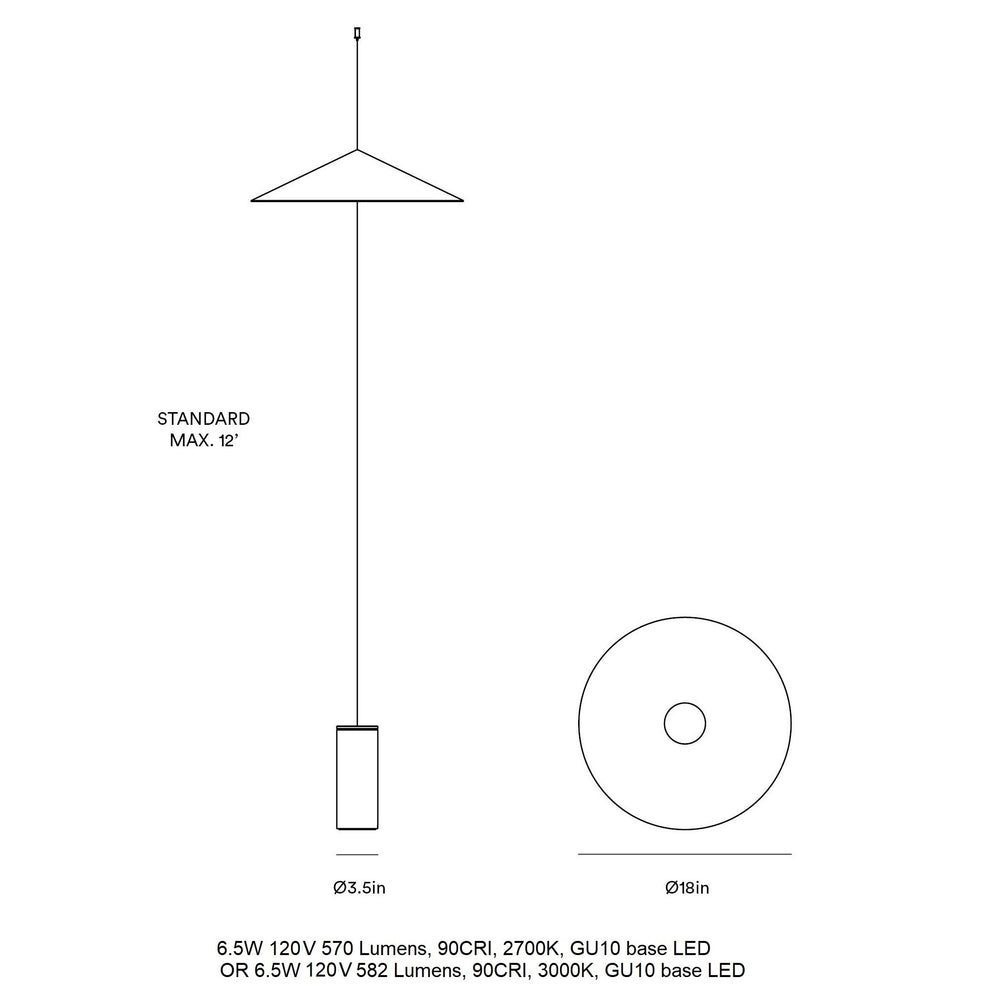 Wisp LED Floor/Pendant Light
