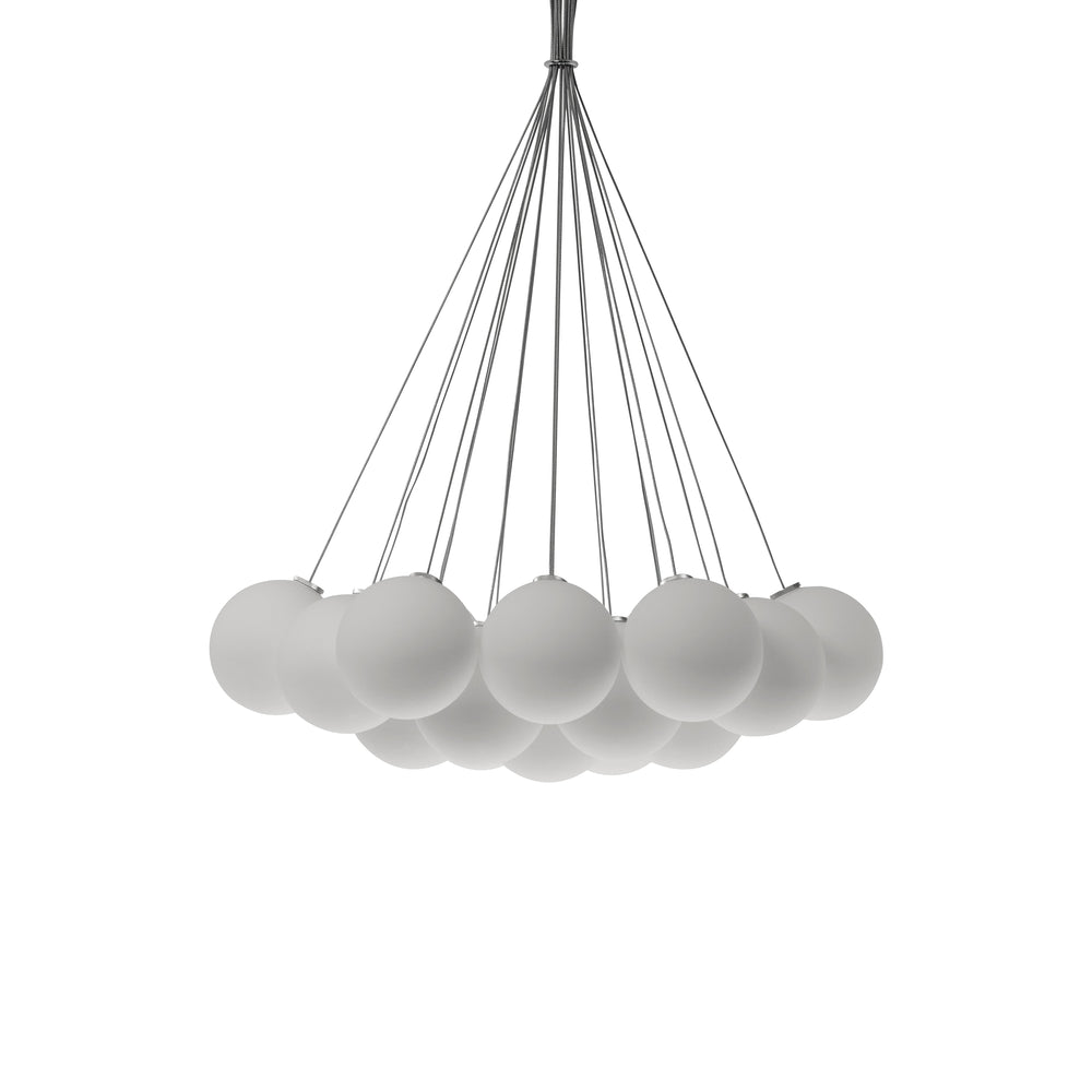 Glass 120 Cluster LED Chandelier