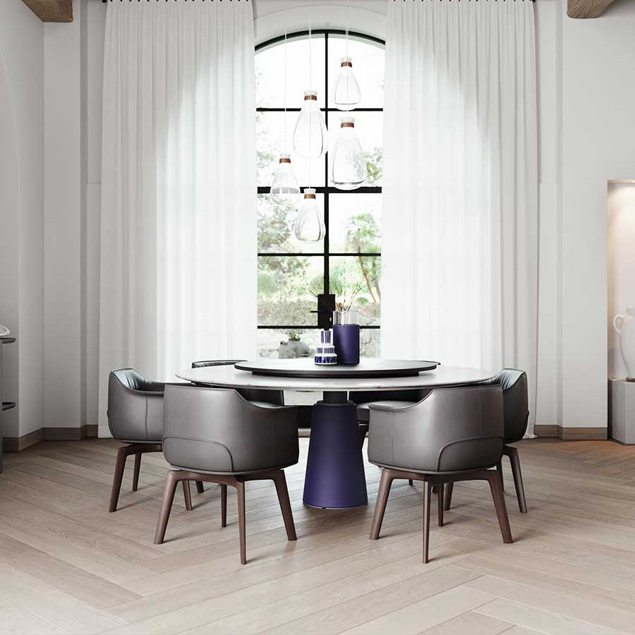 Archibald Small Swivel Armchair